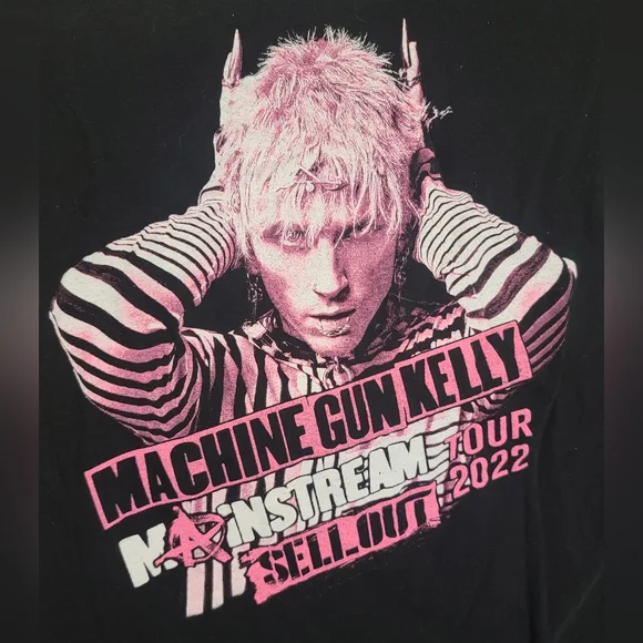 Mens Machine Gun Kelly T-shirt Sz L - Picture 3 of 4